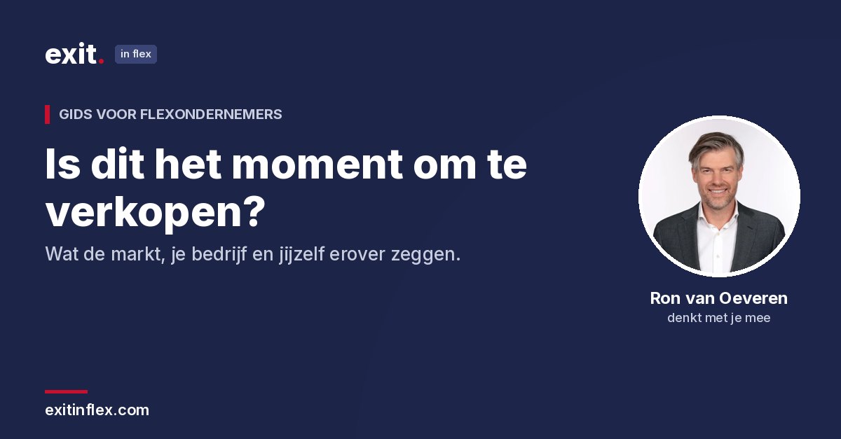 Het juiste moment om te verkopen