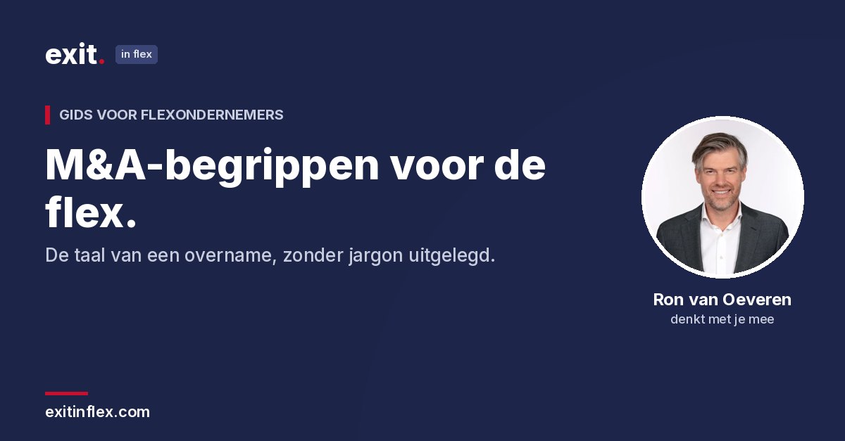 M&A-begrippen voor de flexbranche