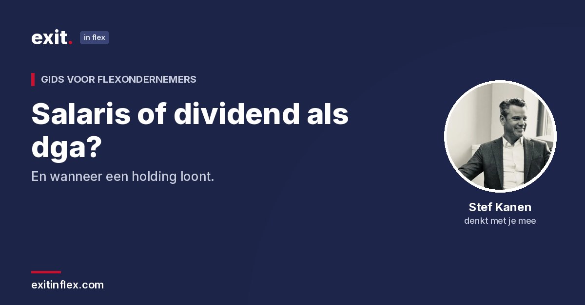 Salaris of dividend als dga