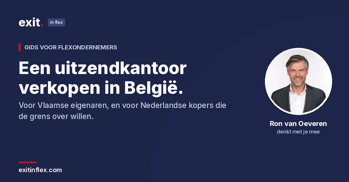 Een uitzendkantoor verkopen in België
