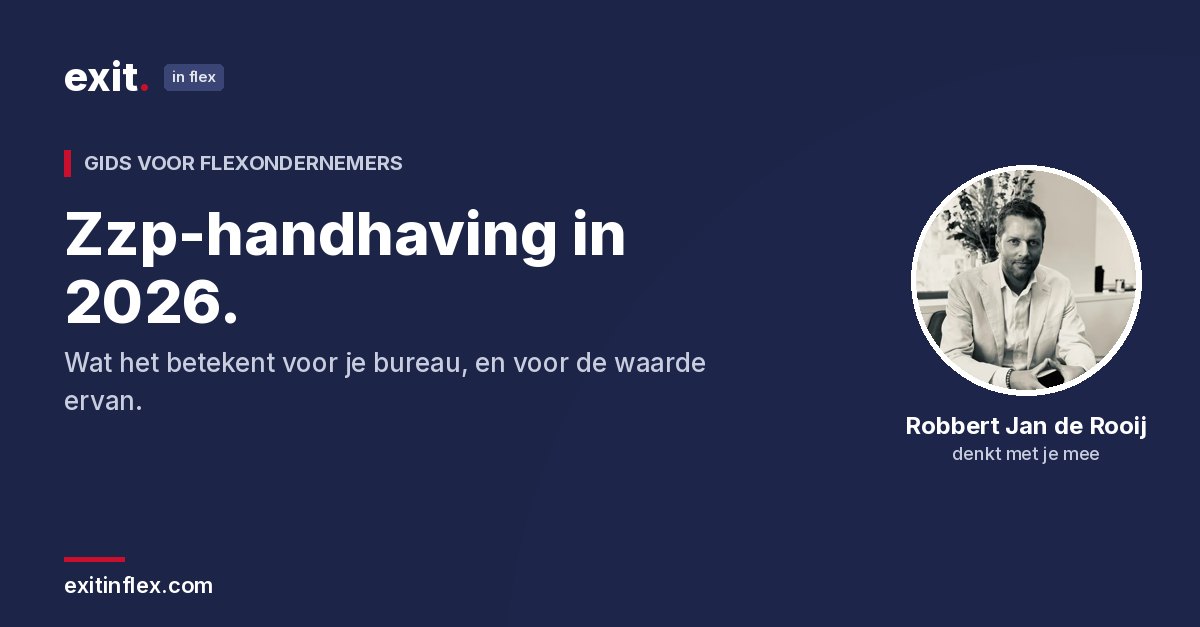 Zzp-handhaving in 2026
